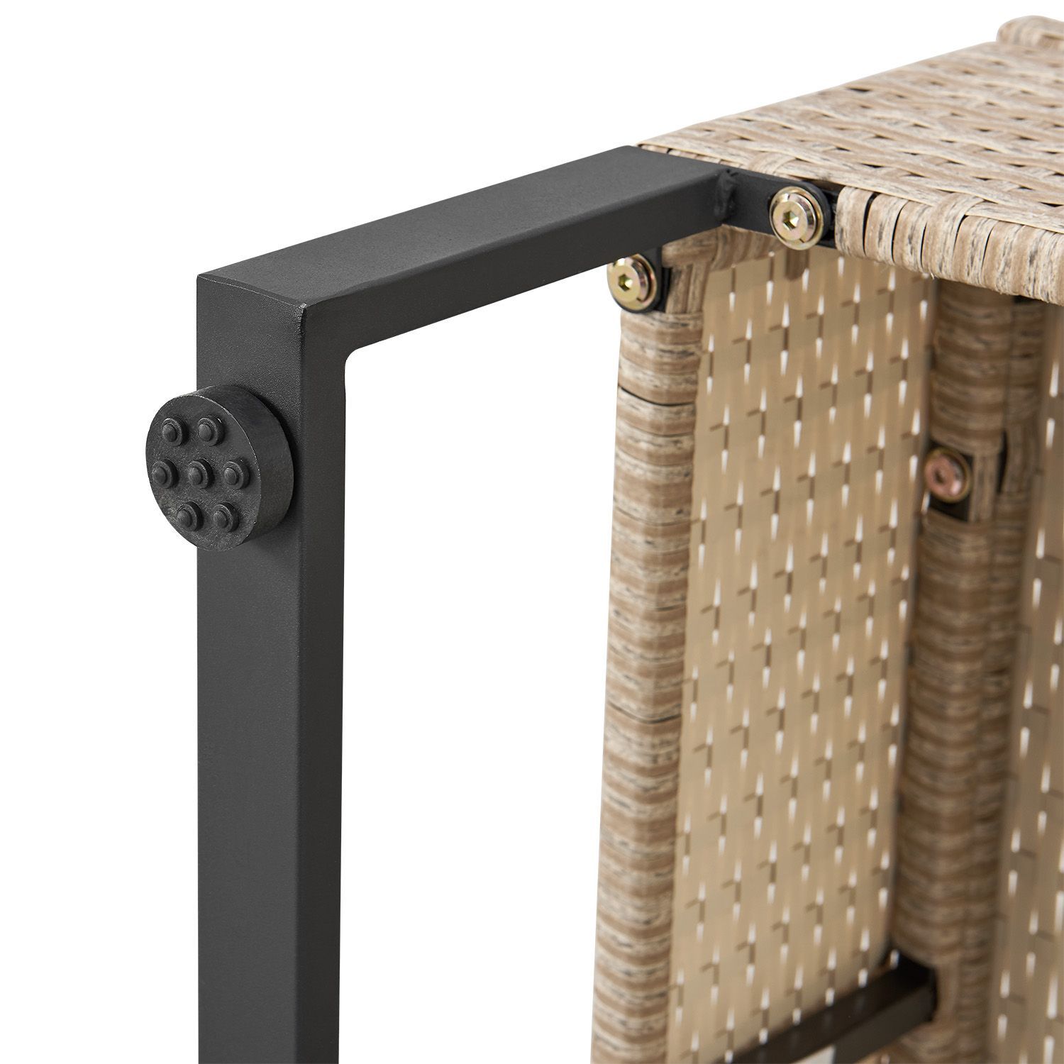 Juskys Santorini Polyrotan Modulair Loungeset - Beige