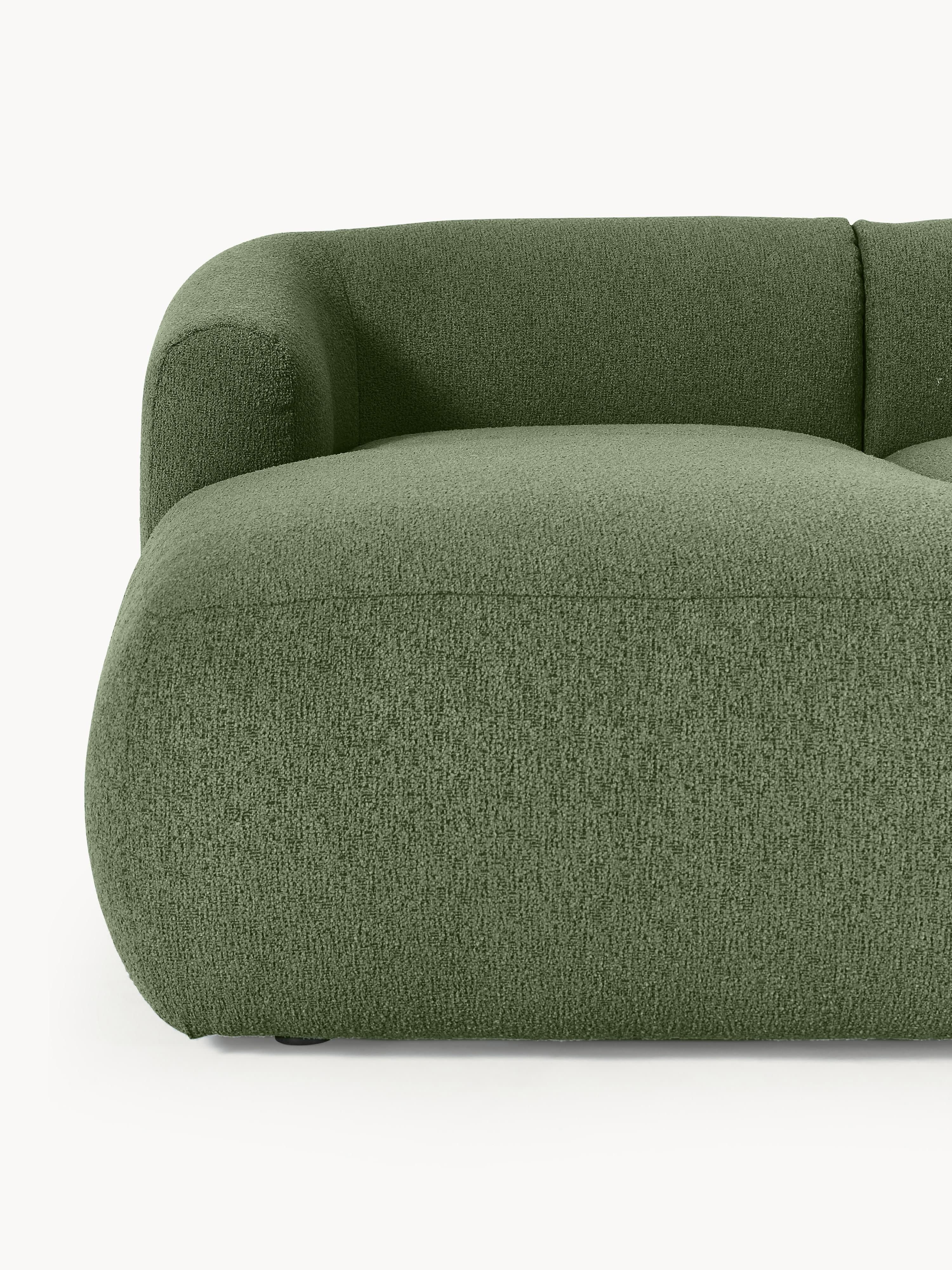 Modulaire bouclé hoekbank Sofia (3-zits)
