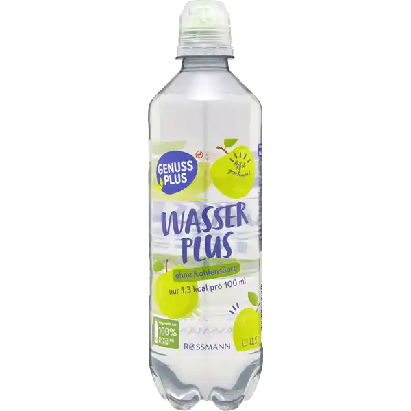WasserPlus Apfelgeschmack 0,50 l still