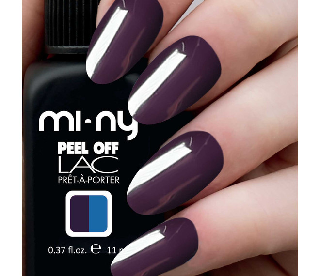 MI-NY Cosmetics Peel Off LAC Double NagellackVery Peri Blue