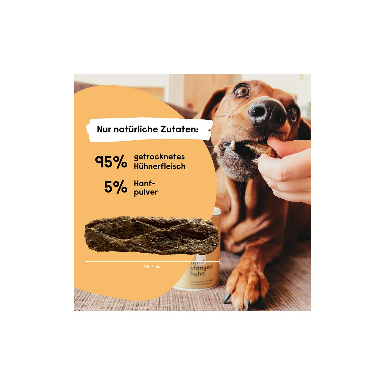 Hanfred Hanf Stangerl Huhn 90 g