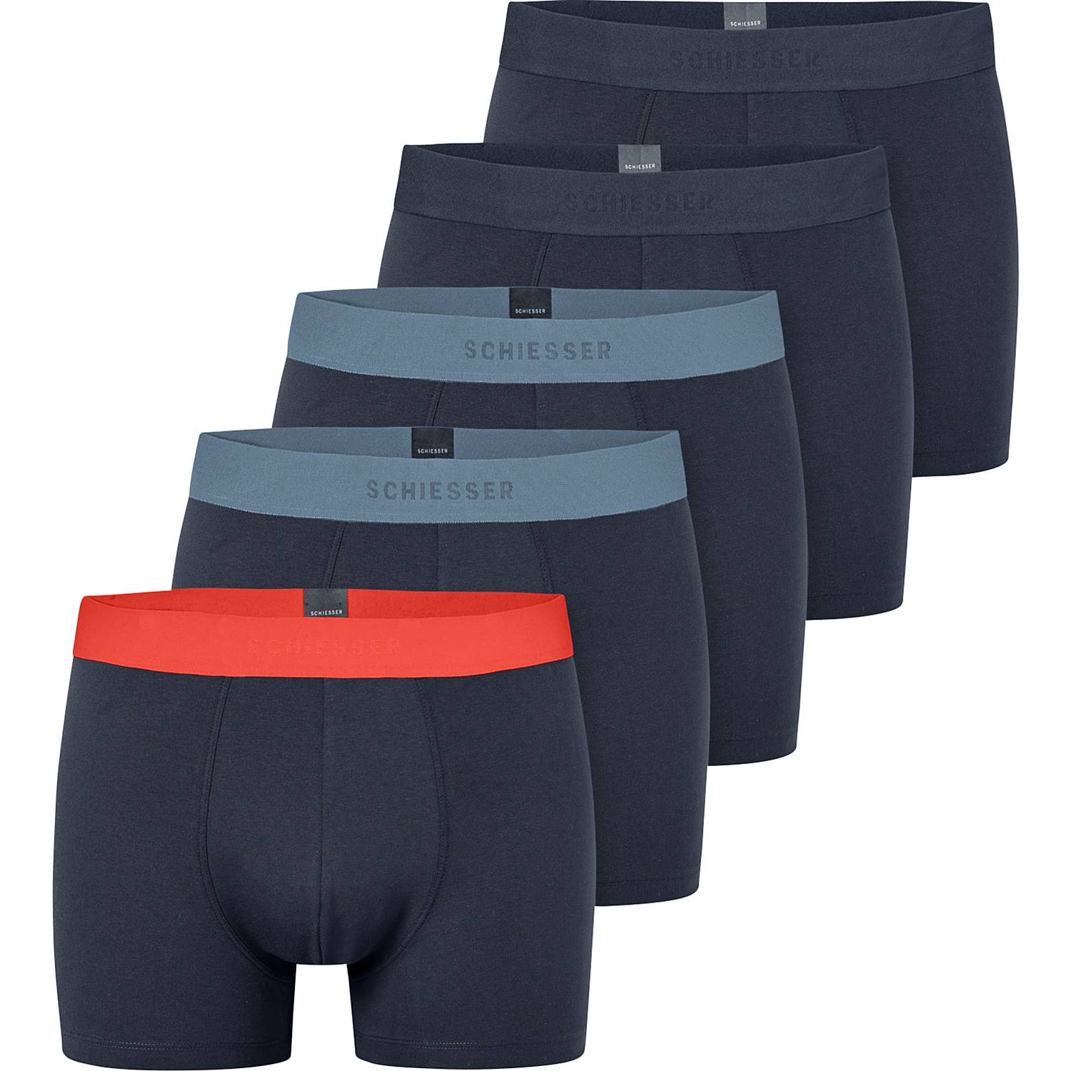 Schiesser Single-Jersey Herren-Pants im 5er-Pack
