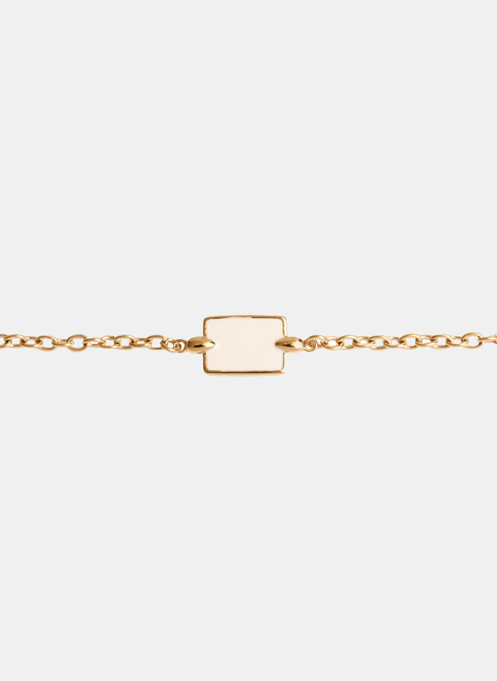 ALTAIA - Bracelet chaîne altaia | Blanc