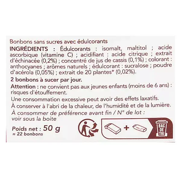 Solens Bonbons Acérola Echinacée 50g