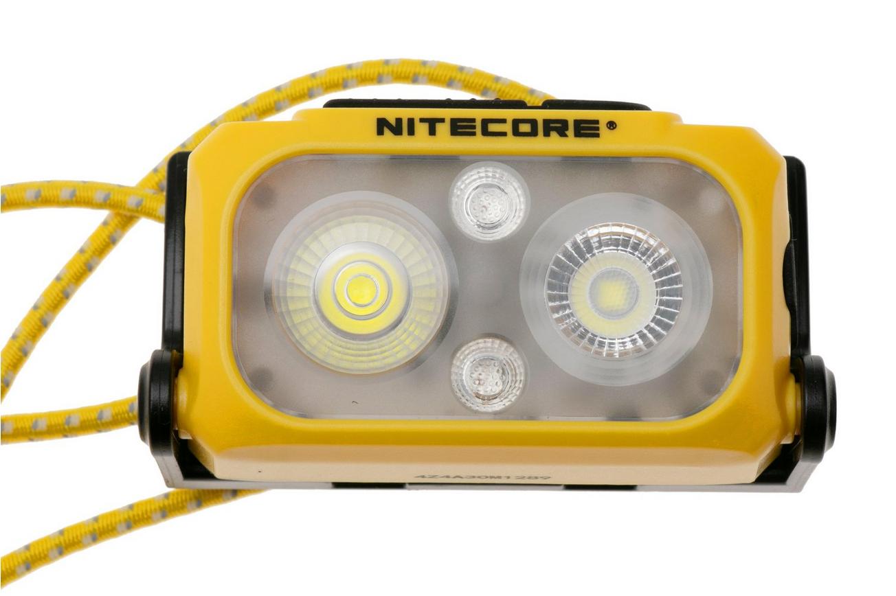 Nitecore NU21 Speed Yellow, oplaadbare hoofdlamp, 360 lumen