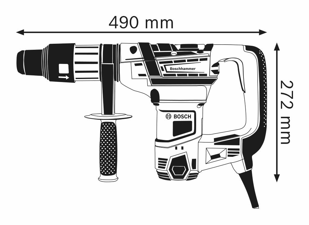 Bosch GBH 5-40 D Boorhamer in Koffer - 0611269001