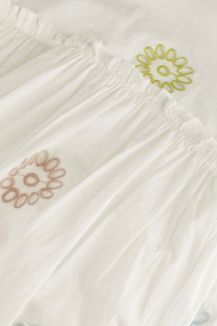 STELLA MCCARTNEY KIDS witte stella mccartney kids midi jurk ts1b40