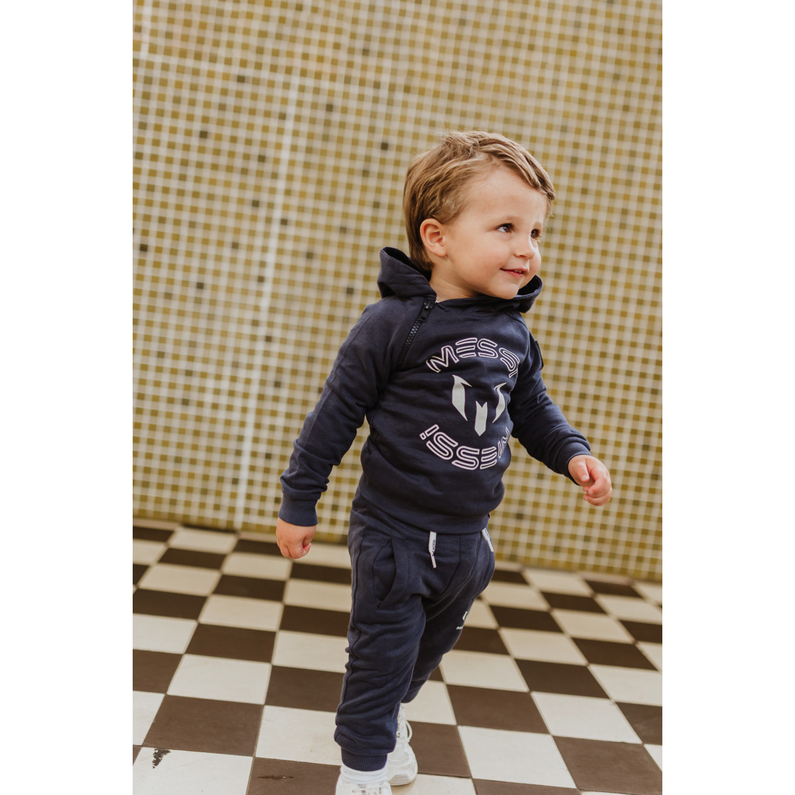 Messi Kinder-Hoody brushed