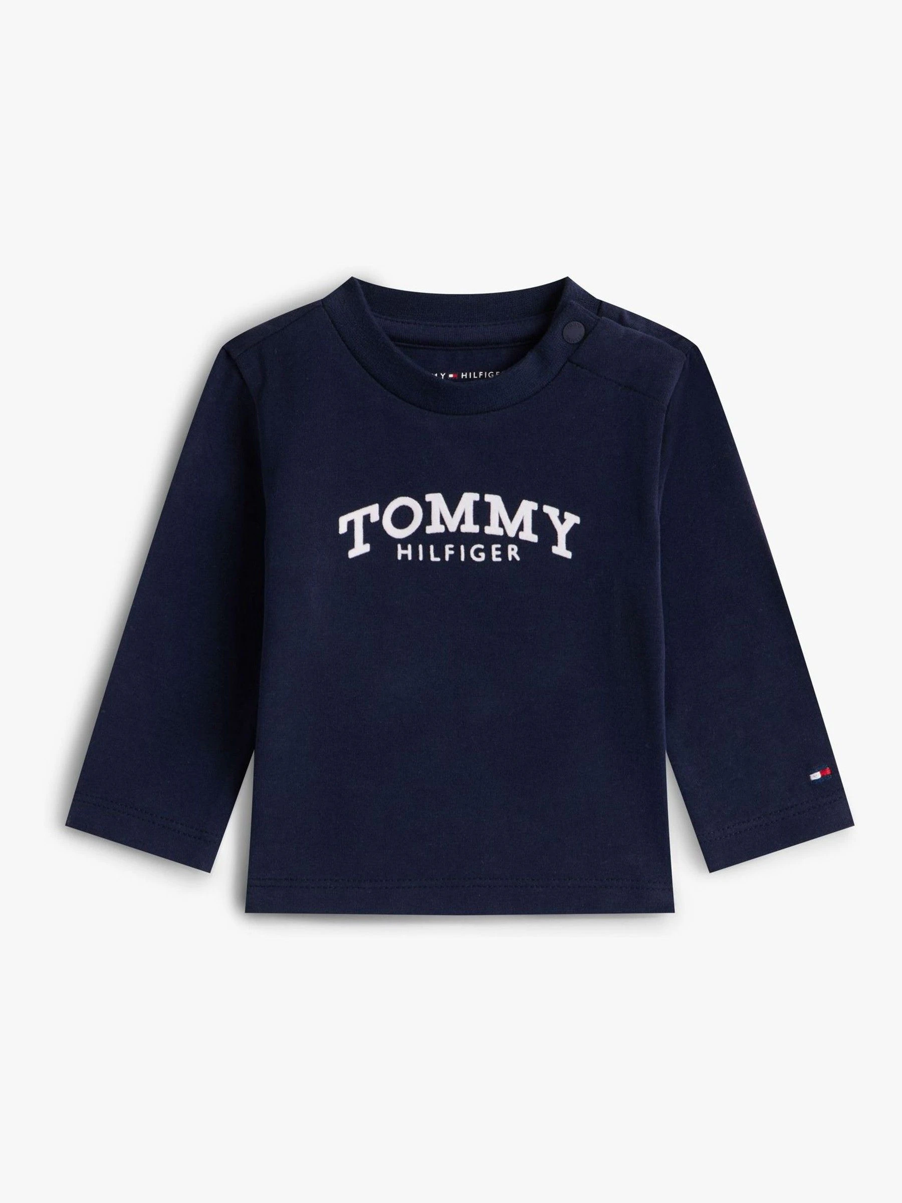 Tommy Hilfiger Textured Long Sleeve T-Shirt