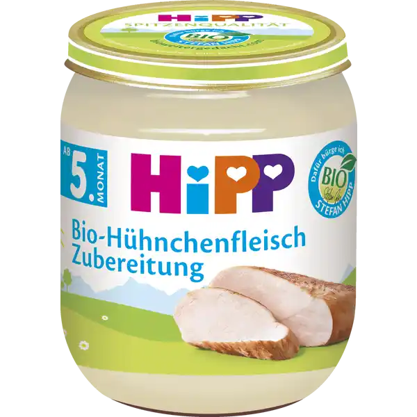 Bio-Hühnchenfleisch Zubereitung