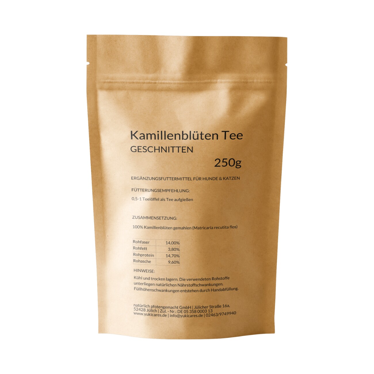 Yuki Cares Kamillenblüten Tee