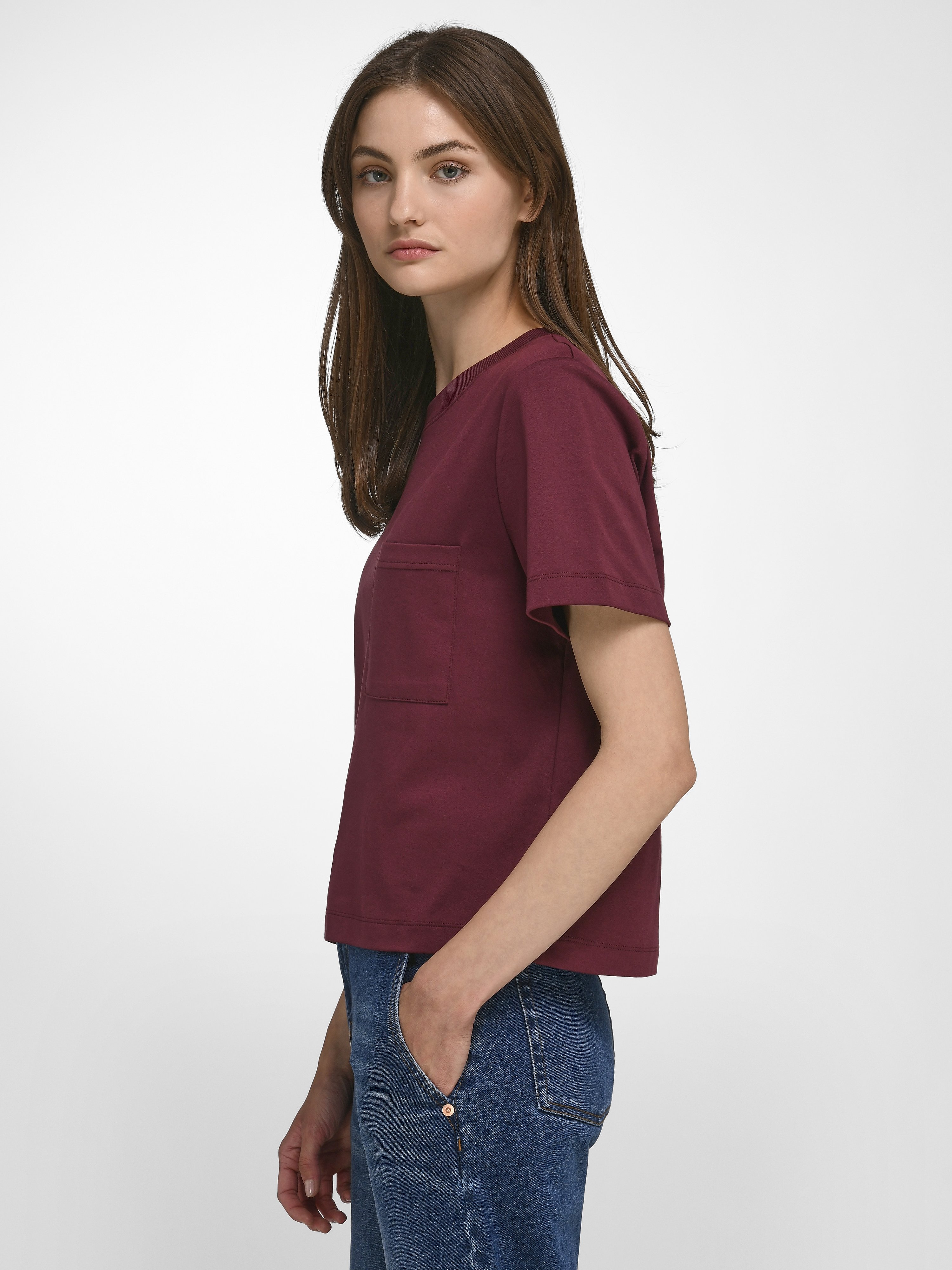 Rundhals-Shirt