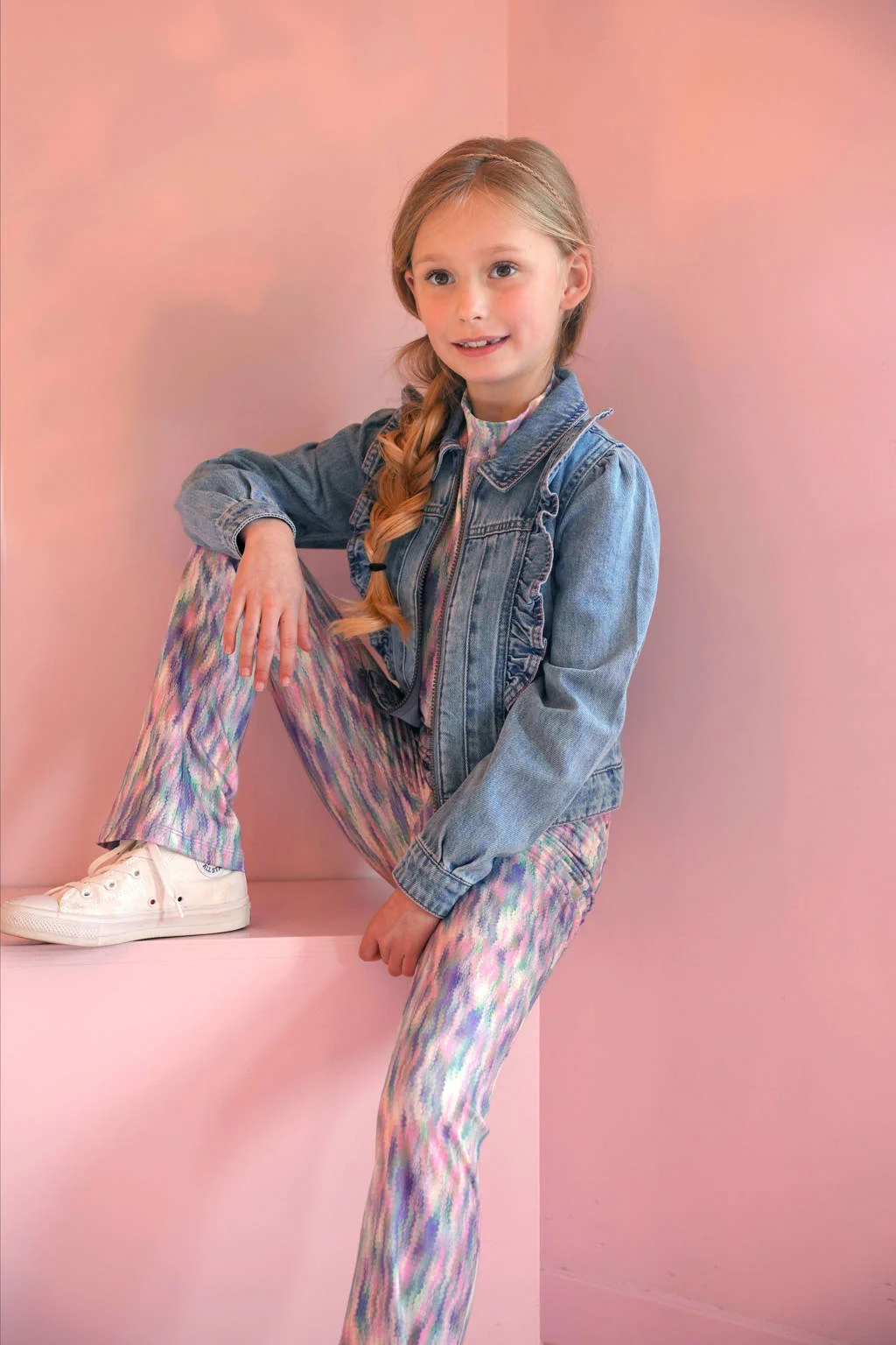 B.Nosy flared legging lila