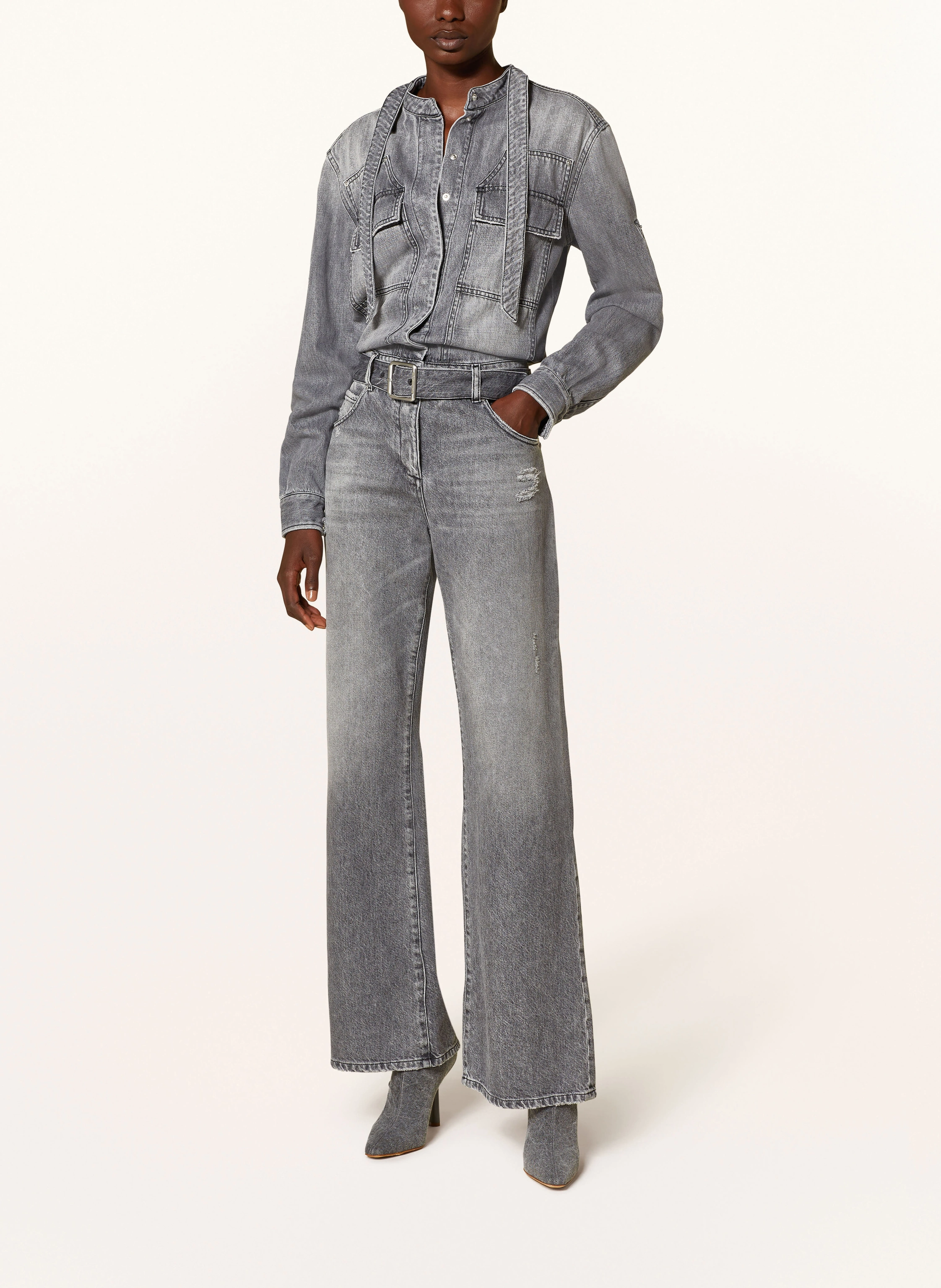 PINKO Jeans-Jumpsuit TIMPANO mit Schluppe