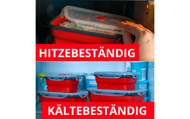 Westmark faltbare Frischhaltedose eckig