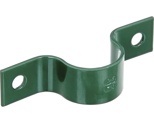 Buisklem voor 34 mm palen, groen