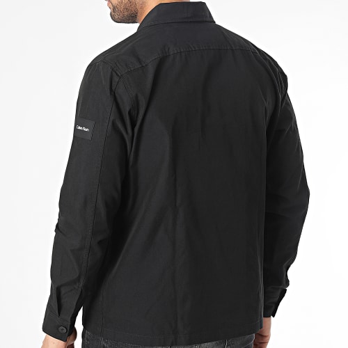 Chemise Manches Longues Cotton Nylon Overshirt 9920 Noir