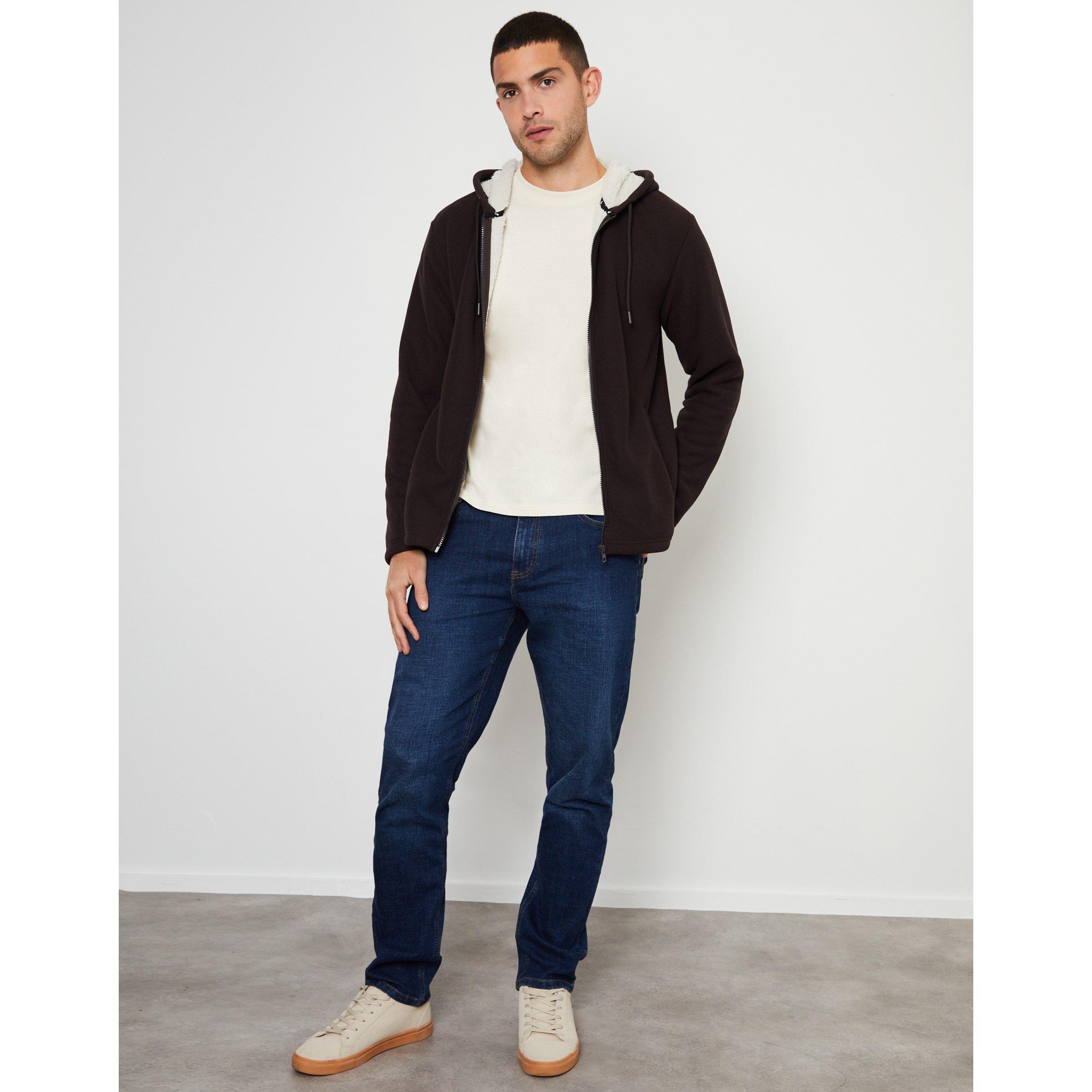 Threadbare Full Zip Fleece Mens