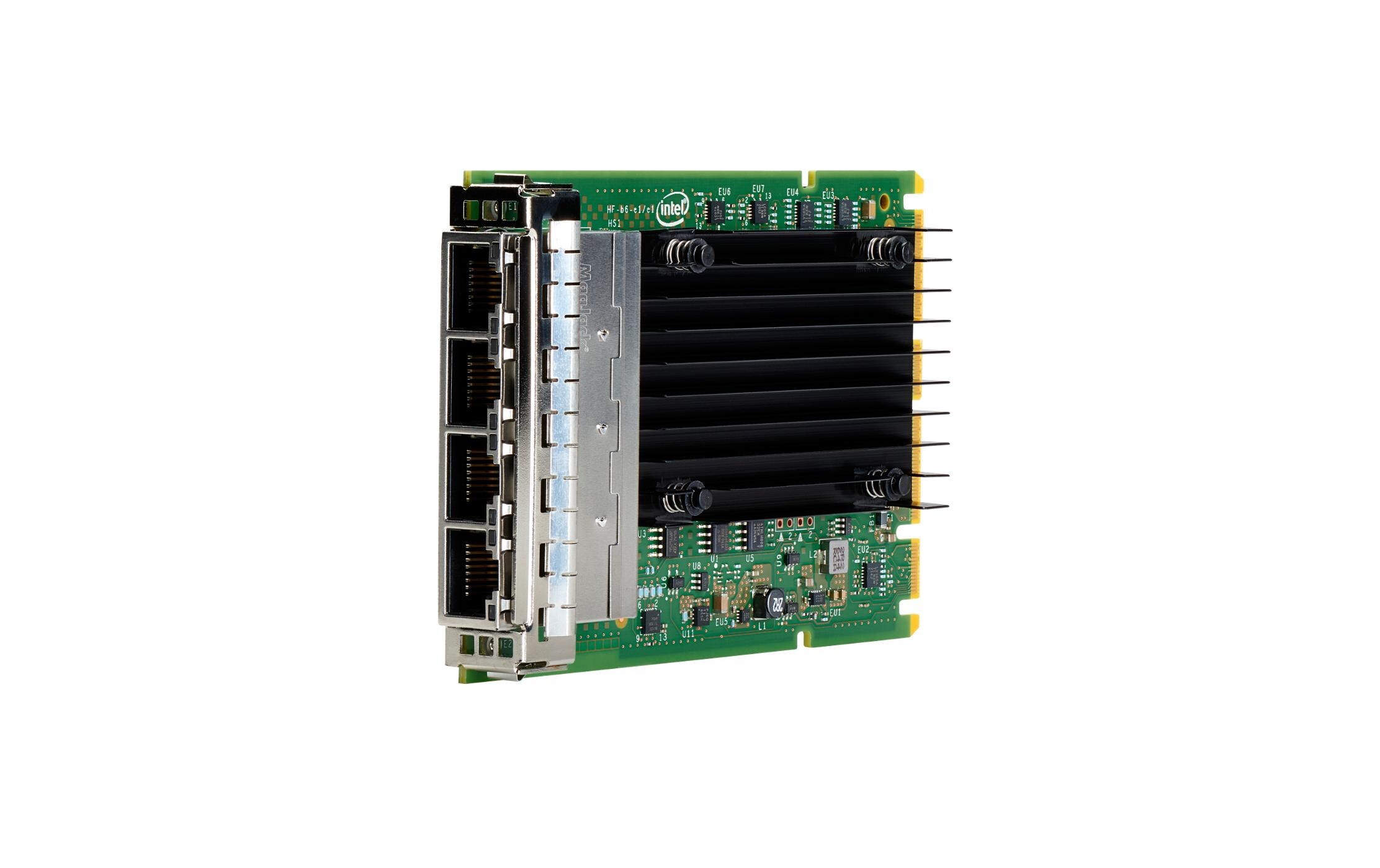 Netzwerkkarte P08449-B21 1Gbps PCI-Express x4<br>Intel I350-T4 Ethernet 1 Gb BASE-T OCP3-Adapter mit 4 Anschlüssen für HPE