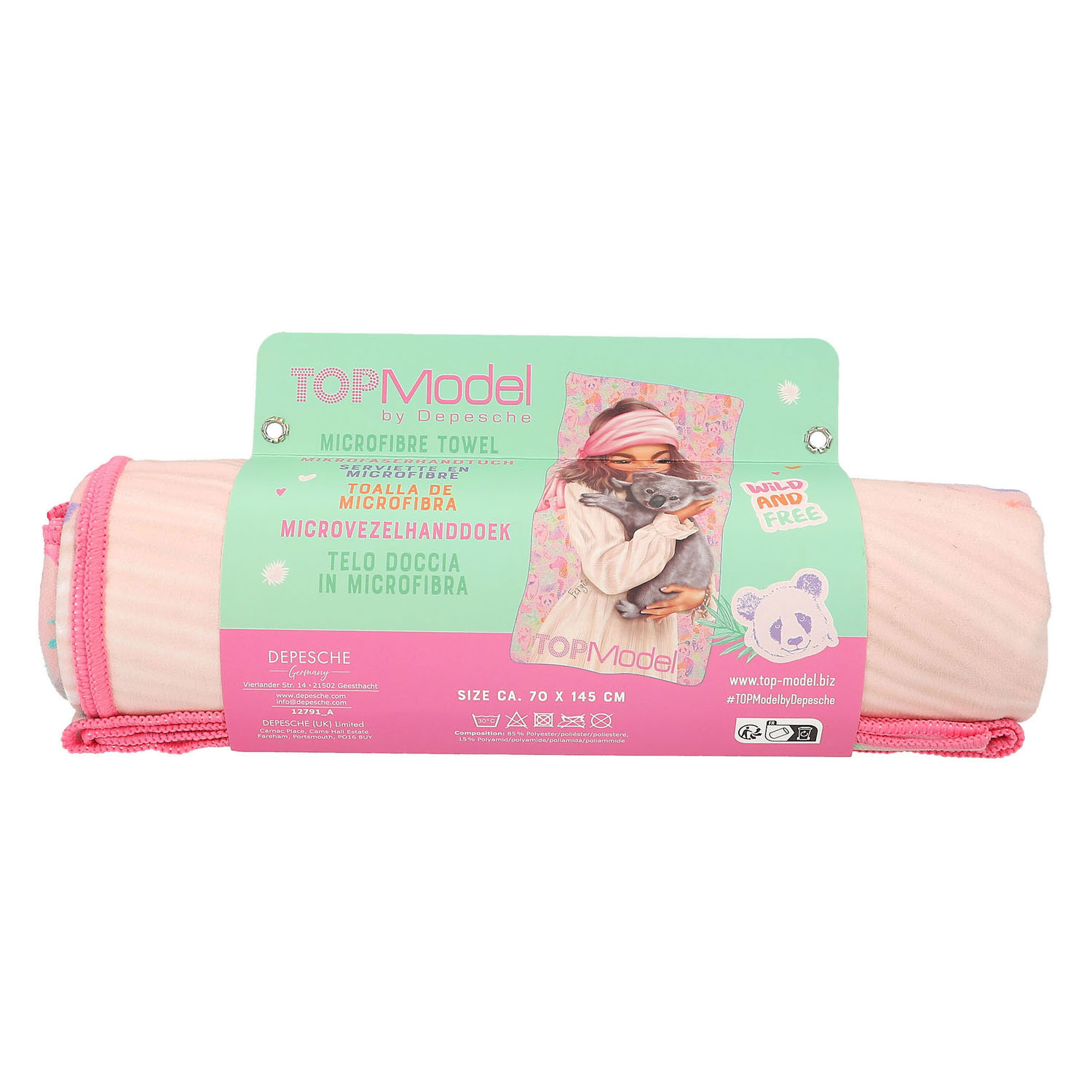 TOPModel Microvezelhanddoek Wild