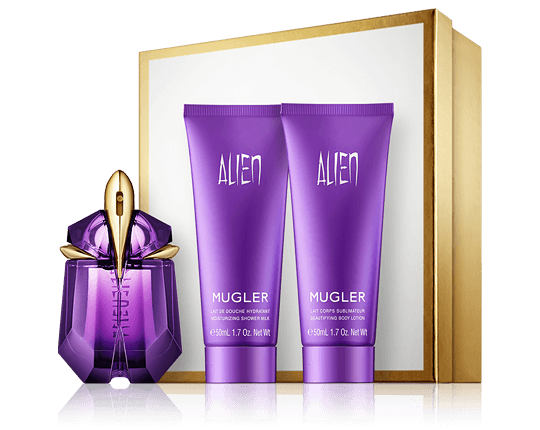 Thierry Mugler Alien nachfüllbar mit 2x Pflege 30ml-50ml-50ml