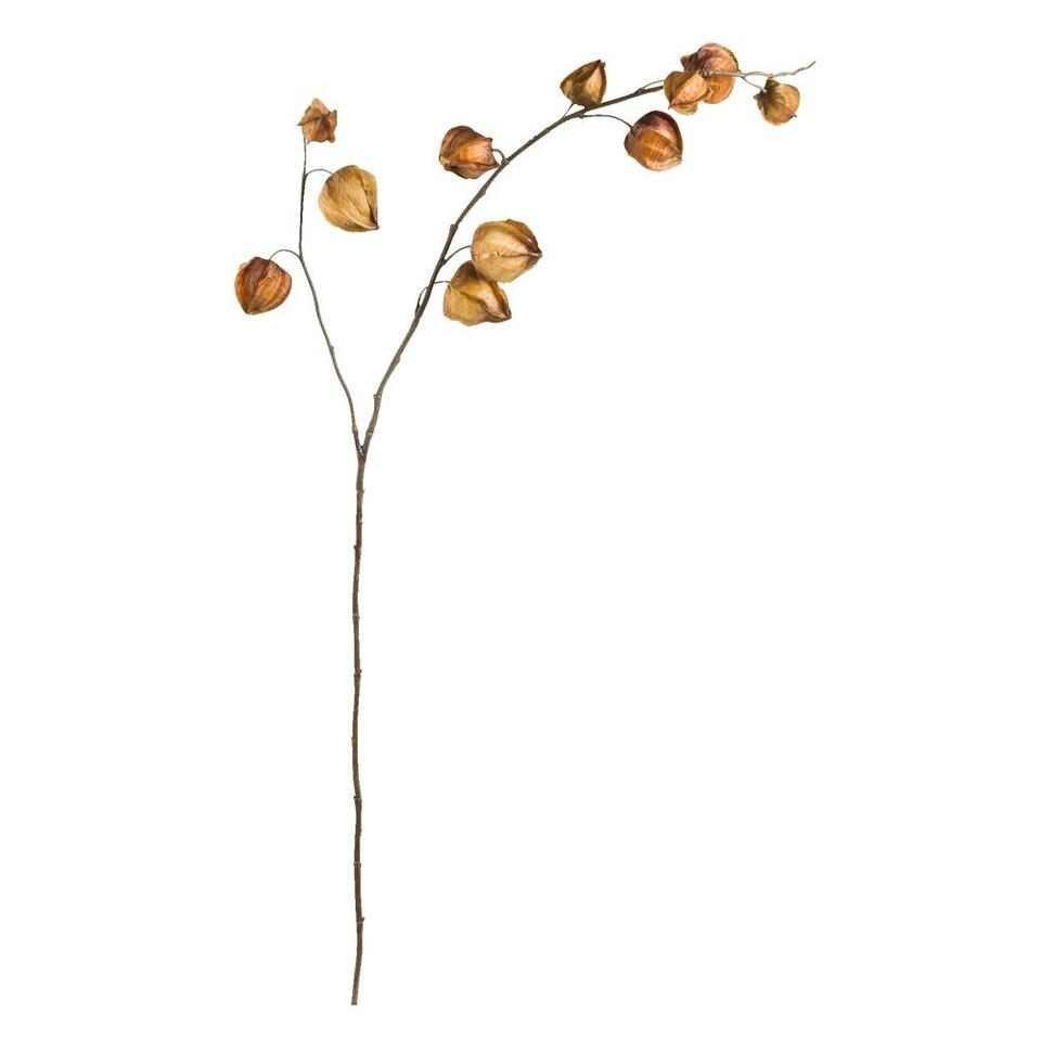 Decoratieve kunsttak Chinese Lantaarn - oranje - 94 cm