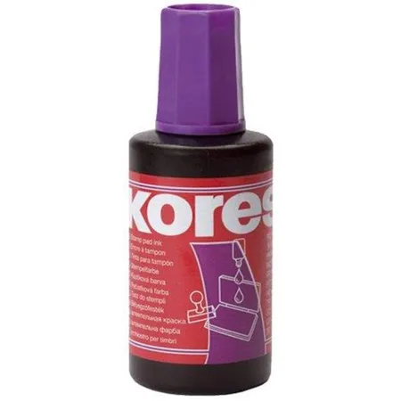 Kores Stempelfarbe violett, Inhalt: 27 ml