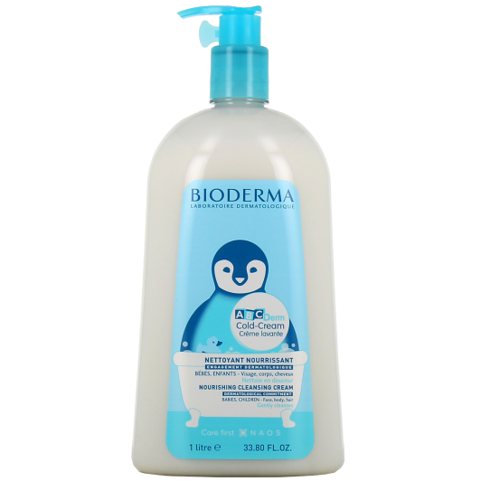 Crème lavante nourrissante pour bébé au Cold Cream Bioderma ABCDerm