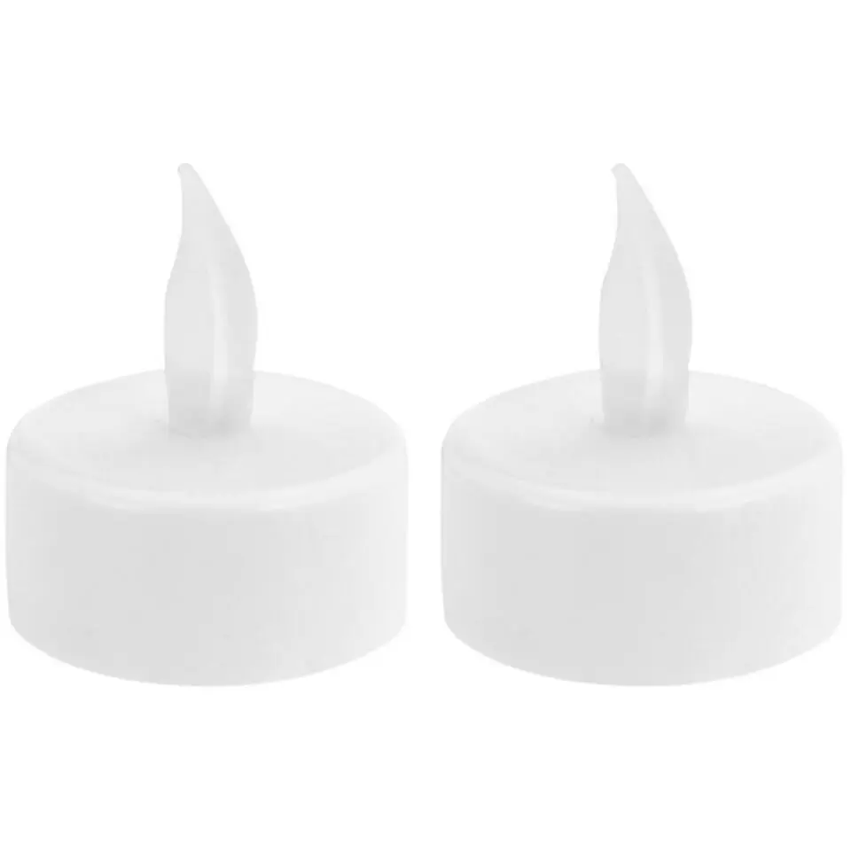 Waxinelichtjes - 24x stuks - LED - 4 cm