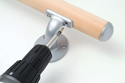 2 supports muraux pour main courante Kordo