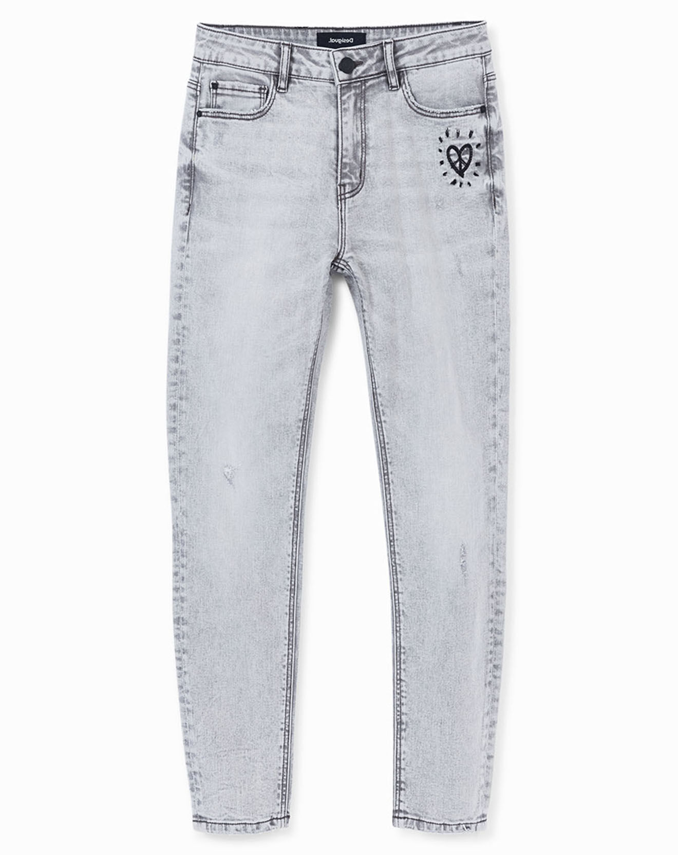 Desigual Jean Anna gris