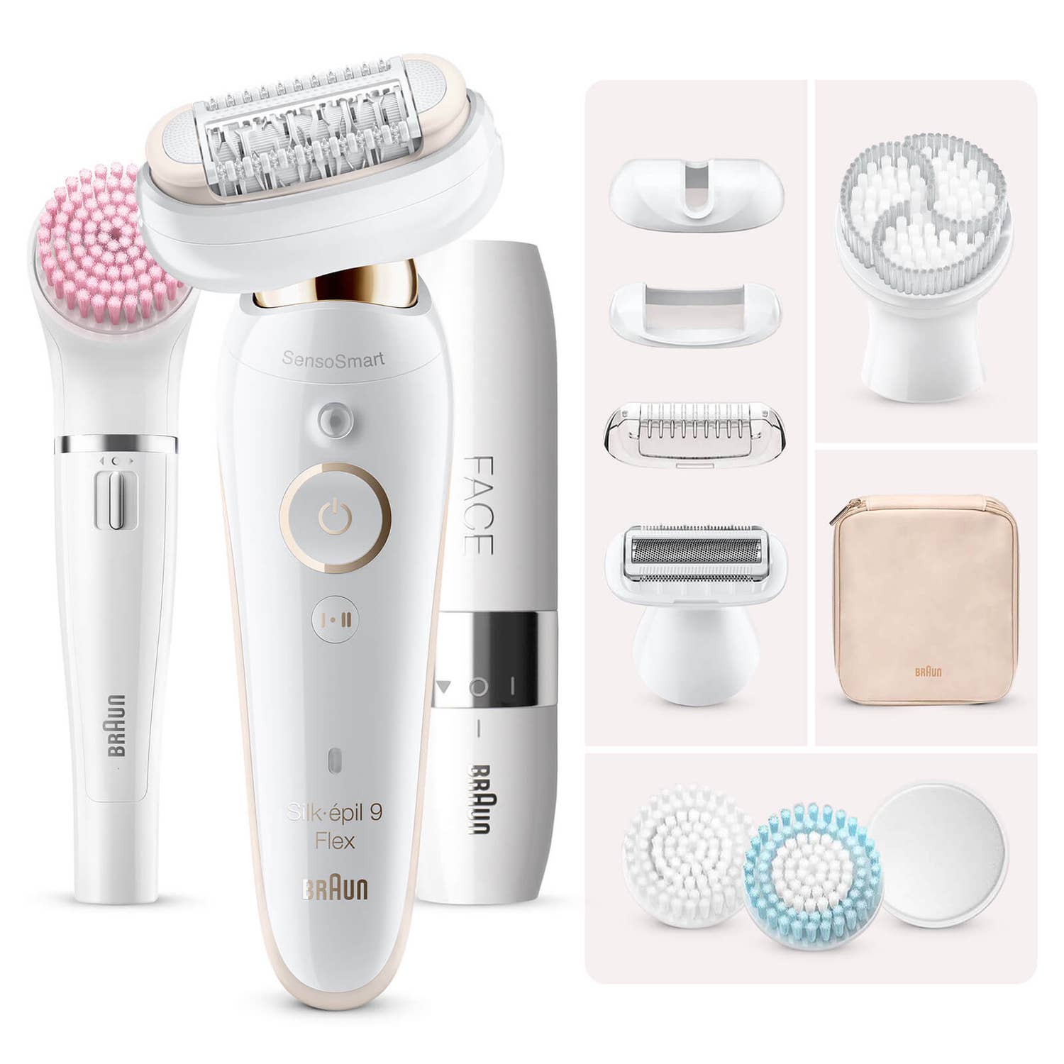 Braun Silk-épil 9 Flex 9-105 – Epilierer mit flexiblem Kopf zur einfacheren Haarentfernung