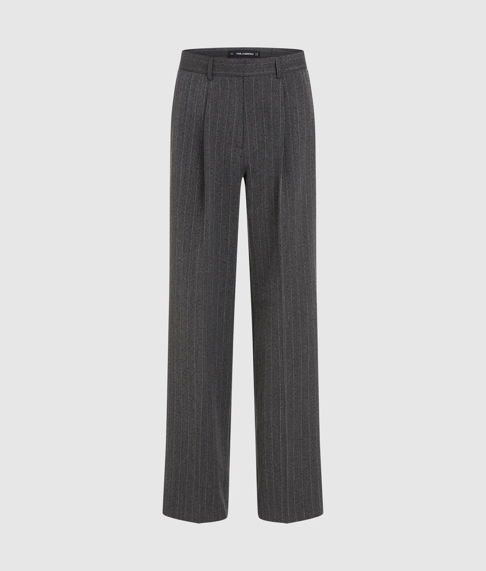 Broeken met pinstripes en rechte pijpen