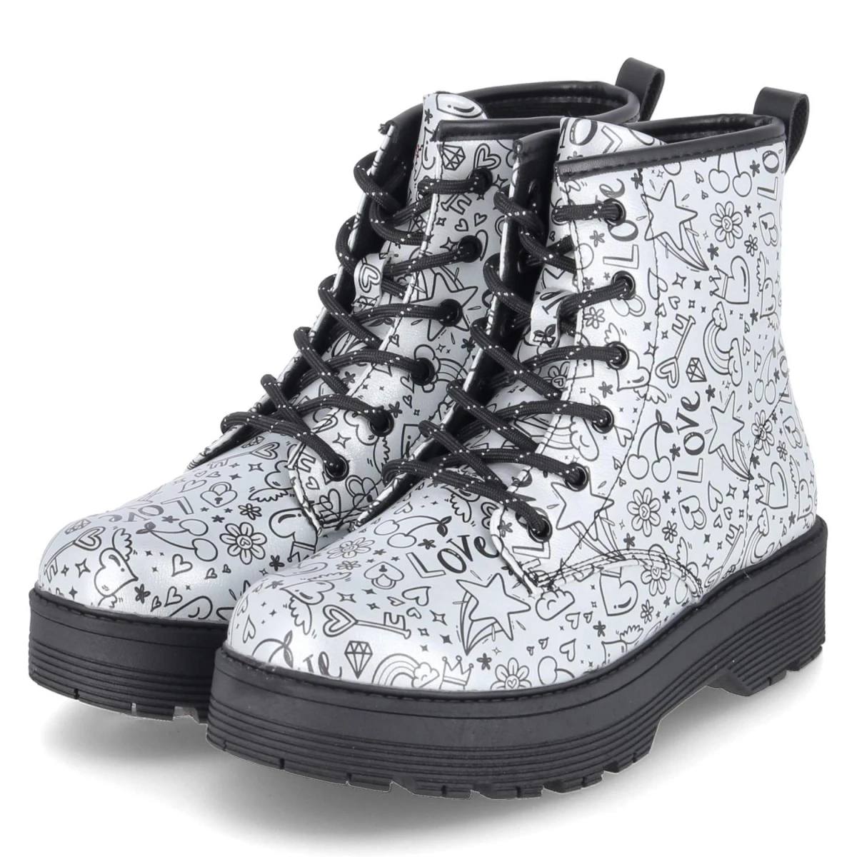 SkechersBoots GRAVLEN HI DOODLE DOWN - slbk