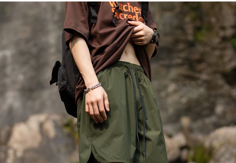 Really Point - Cargoshorts met middelhoge taille en logo
