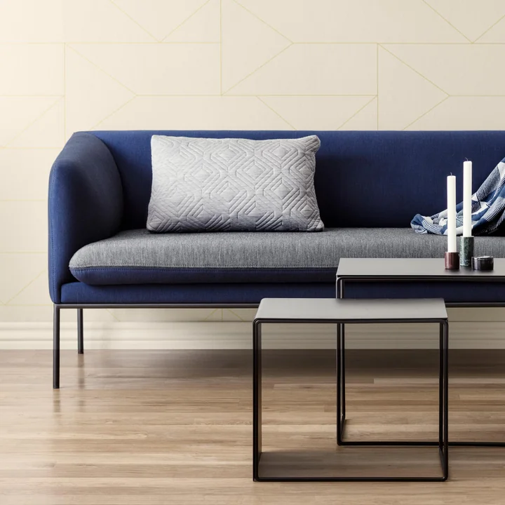 Ferm Living - Turn Sofa, 2-Sitzer, Baumwolle / Leinen natur