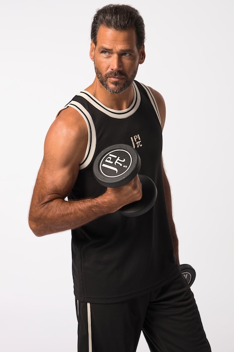 JAY-PI Tanktop, Fitness, Brust-Print, atmungsaktiv, QuickDry
