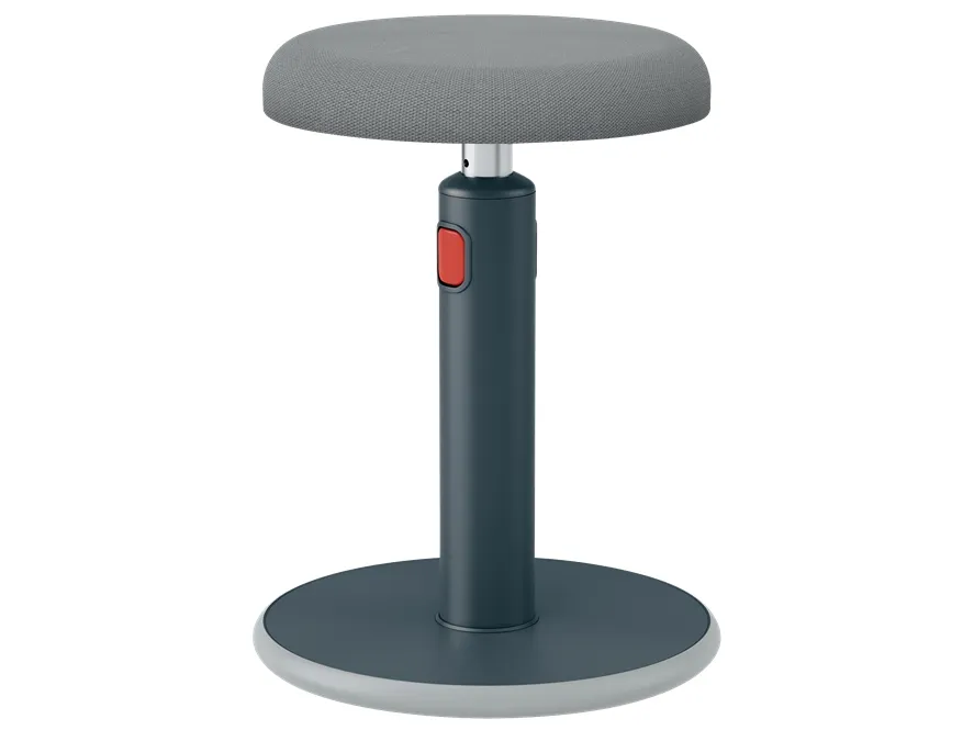 Leitz Ergo Cosy Active Sidde-stå balancestol 2-i-1 grå - højdejustering 46-79 cm