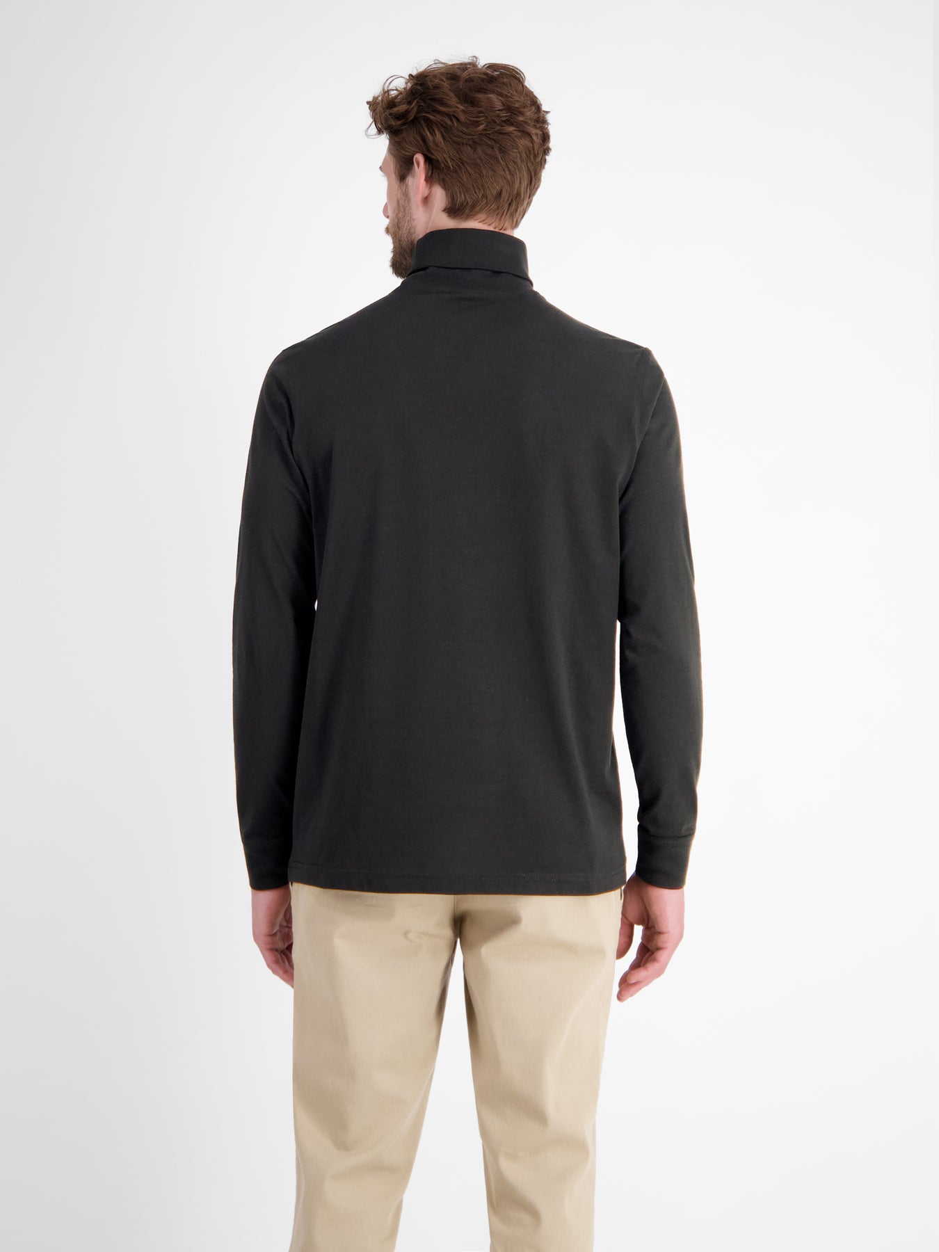 Rollkragenshirt aus weicher Baumwolle