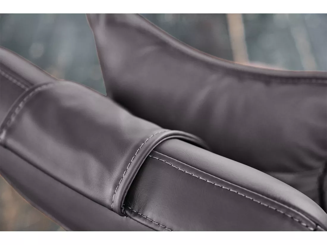 Fauteuil - Gris cuir - CAVAL