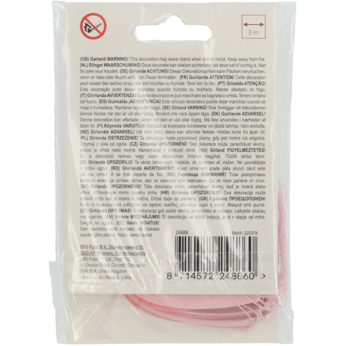 Hartjes Slinger Roze Mini 3m