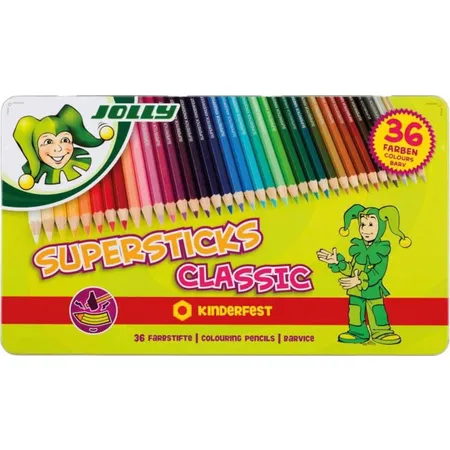 Jolly Supersticks Classic, 36 Farben, Mine 3.8mm