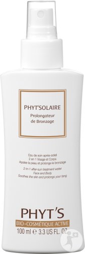 Phyt's Phyt'Solaire Prolongateur De Bronzage Eau De Soin 2en1 Après-Soleil Visage Et Corps Bio 110ml