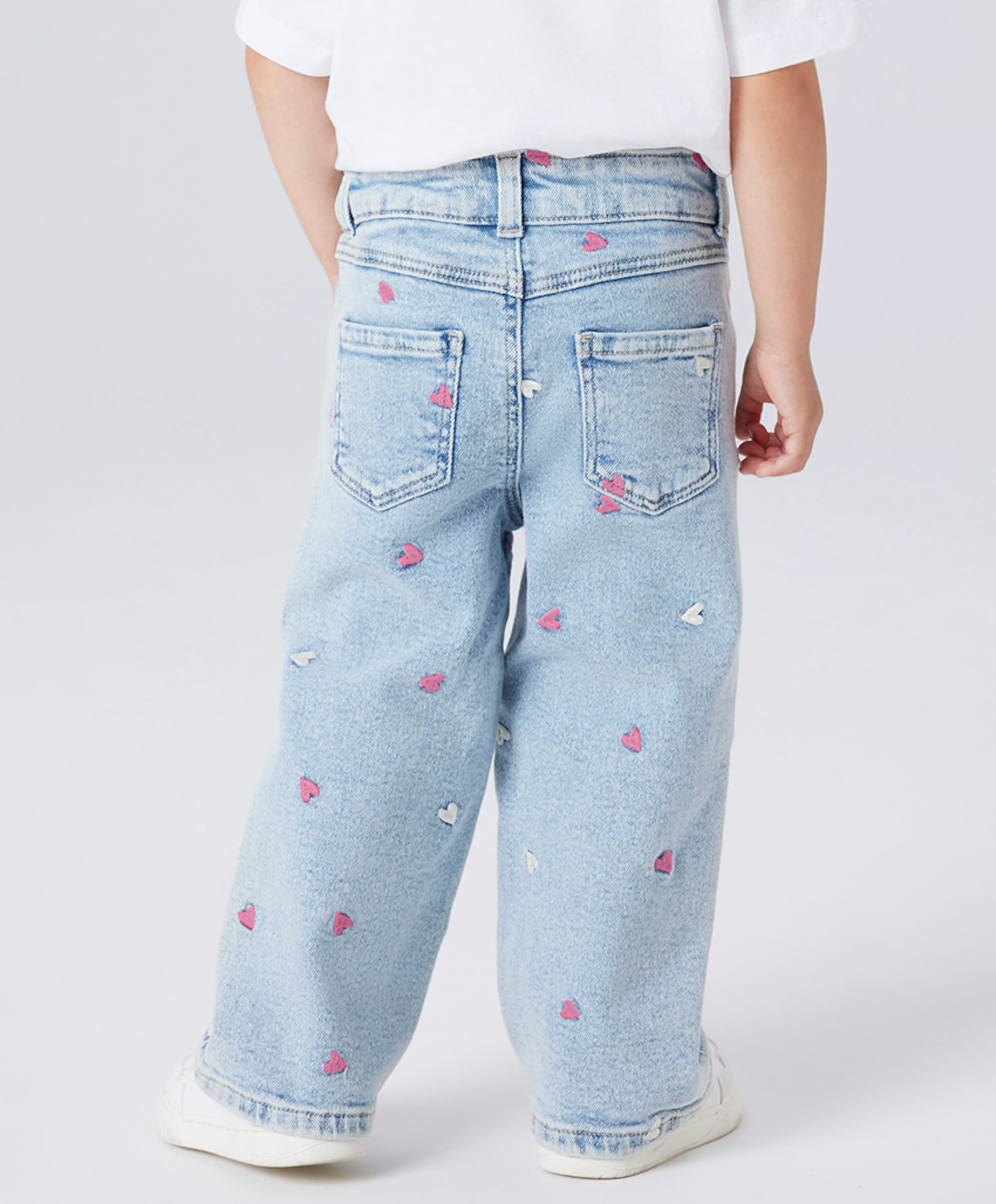 Name it NMFROSE WIDE EMB 2633-FR NOOS meisjes jeans blauw