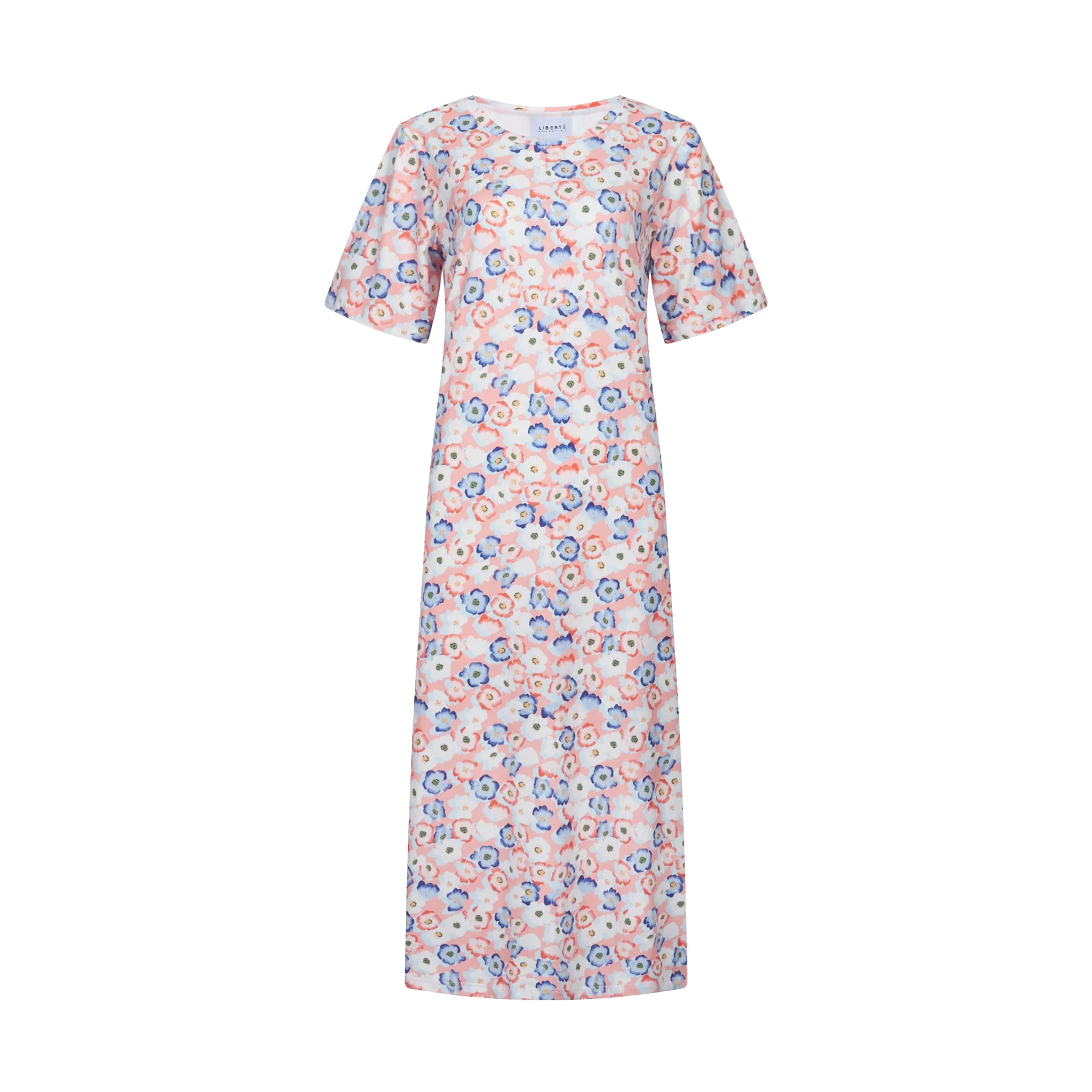 Liberte Alma-Tshirt-Dress peachy blue flower