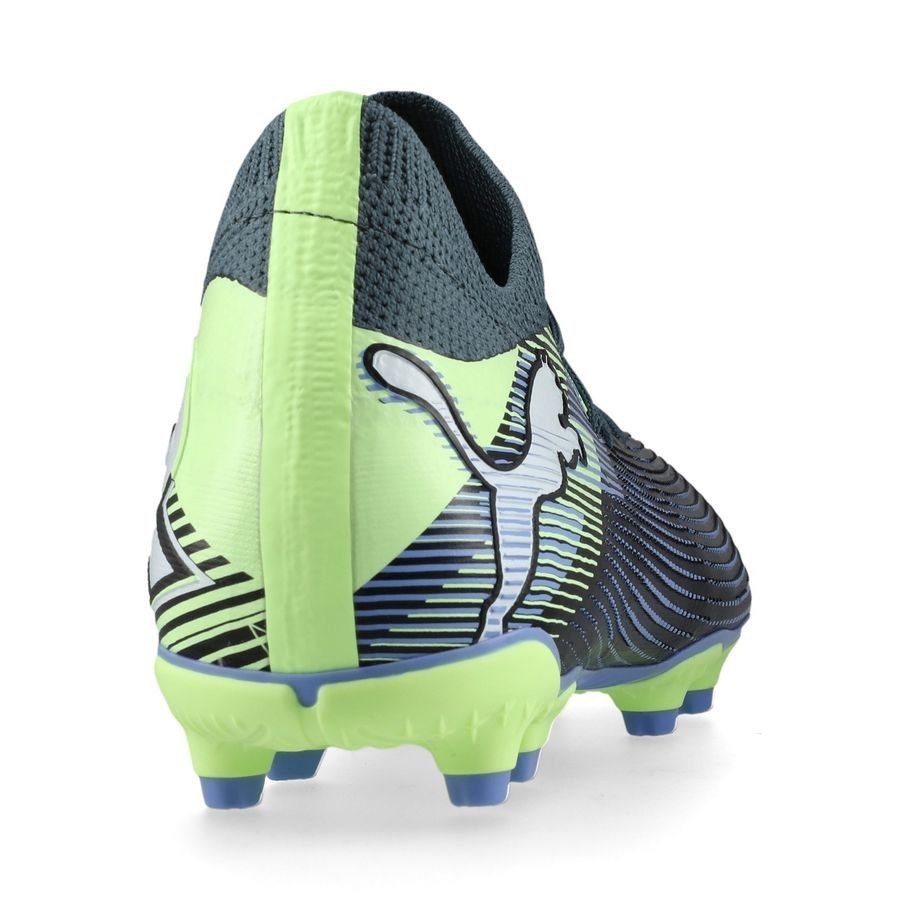 PUMA Future 7 Match FG/AG Lights Out - Gray Skies/Blanc/Fizzy Apple Enfant