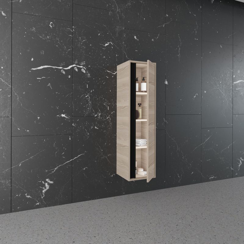 SaniGoods - Sharp - Kolomkast - Licht Eiken - 135 cm