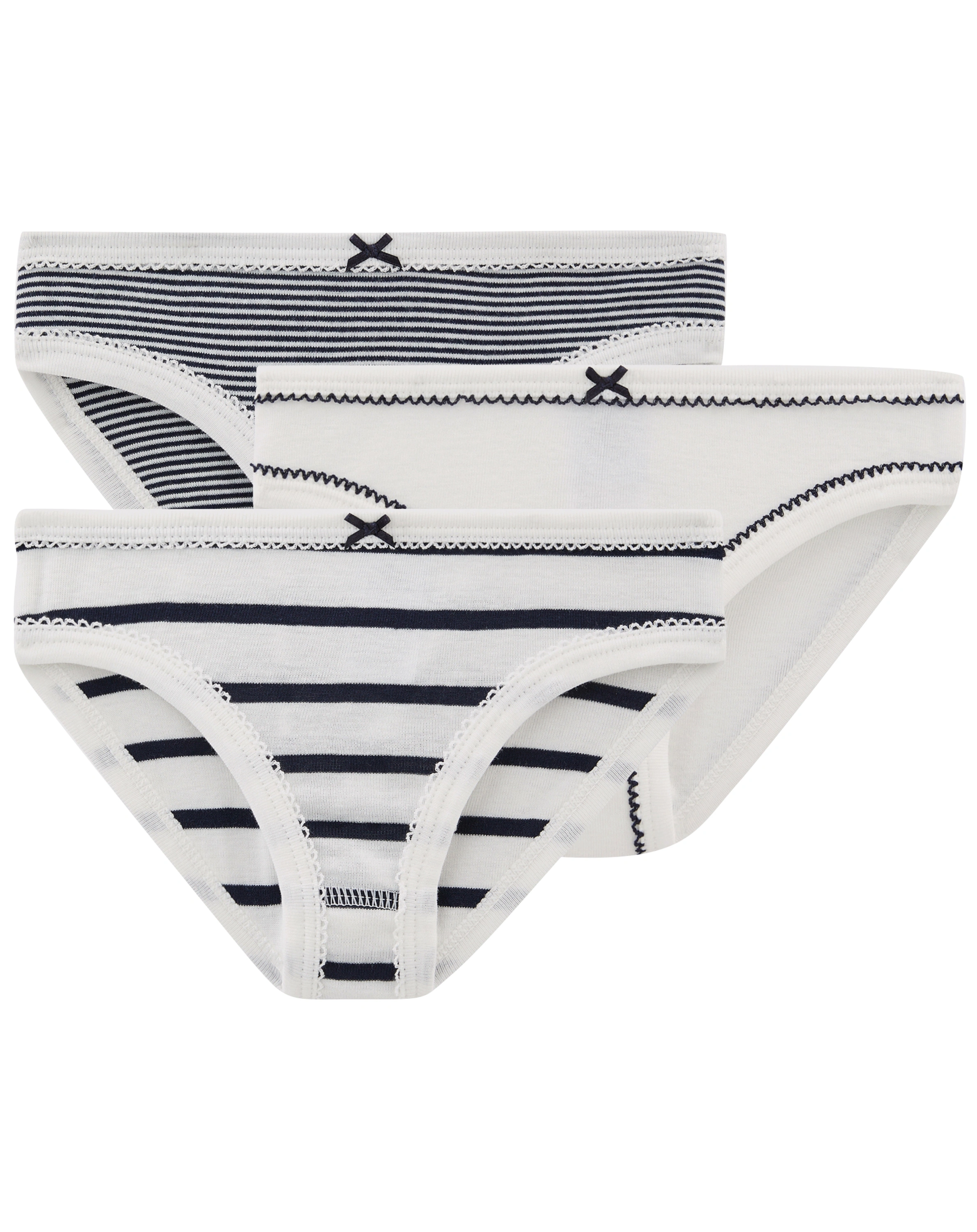 Unterhose CULOTTES 3er-Pack in marshmallow/smoking
