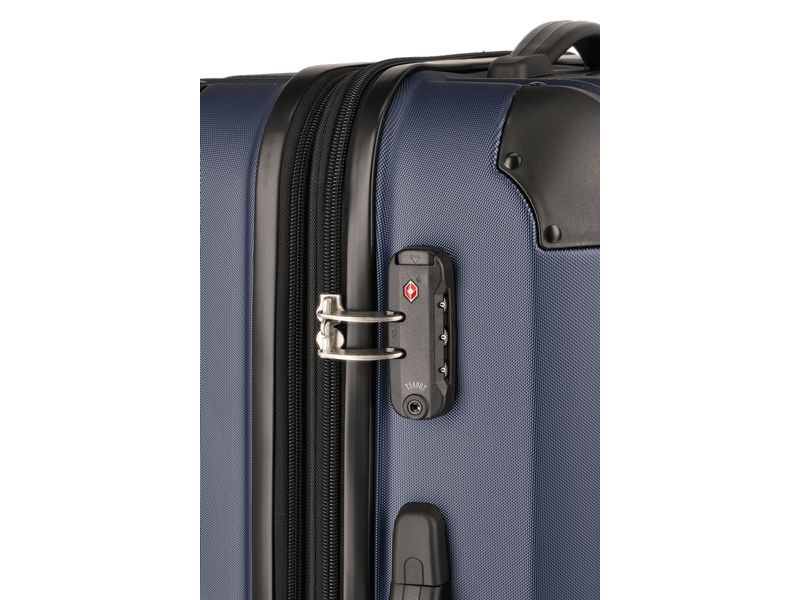 travelite City Trolley M erweiterbar, Dunkelblau Reisekoffer