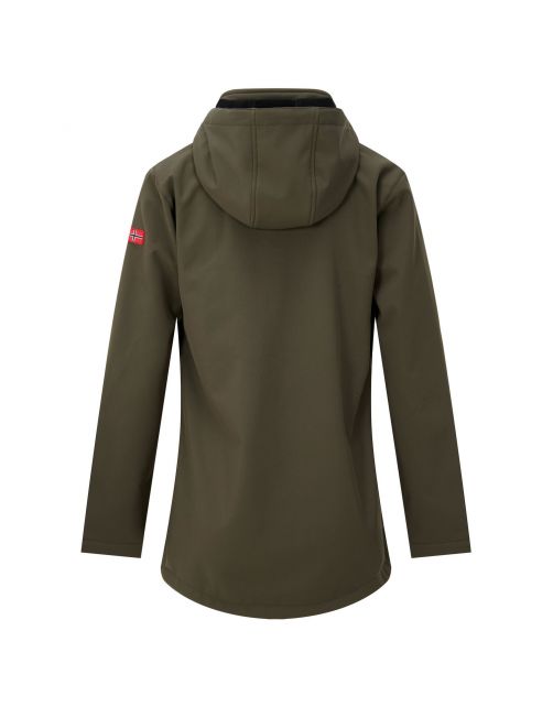 Nord Berg Softshell Ilona Dames Army - Vrijetijdskleding